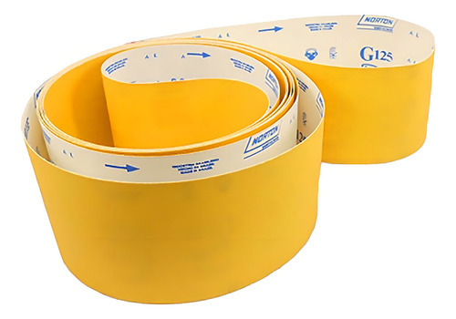 Cinta De Lixa 7200 X 150mm G125 Papel P/ Madeira 1un Norton Quantidade De Cascalhos 40