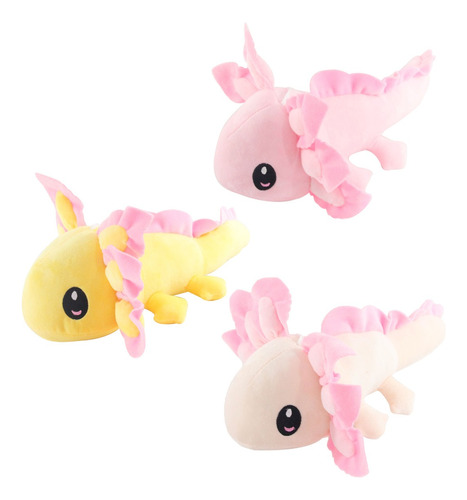 3pcs Axolotl Muñeca Peluche Juguete Regalo Para Niños 