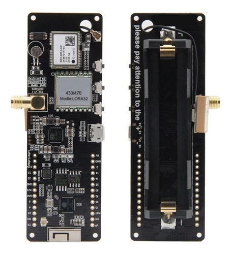 Para Ttgo Meshtastic T-beam V1.2 Esp32 Lora Gps Development