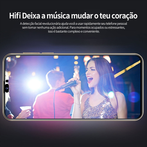 P Celular Barato Android I14 Pro Max Blue 6.1 Pulgadas