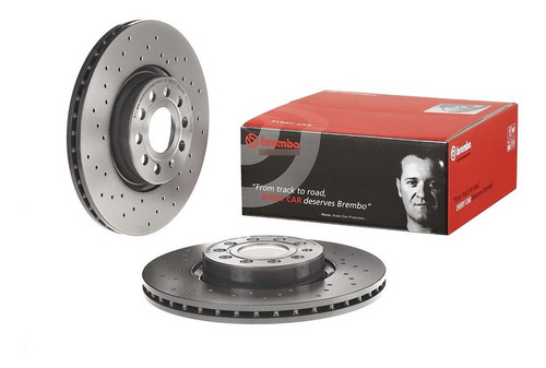 Discos Brembo Xtra Audi A3 1.2 Tfsi 2014 Delanteros Par