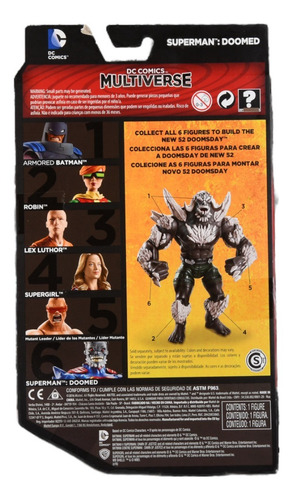 Dc Multiverse Dc Comics 6 Superman Doomed Doomsday (Usado)