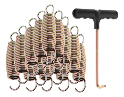 Resortes De Trampolín Con Herramienta De Primavera De 9 Cm.