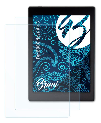 Bruni Protector Pantalla Para Boox Nova Air C Pelicula 2x