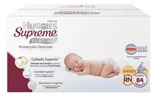 Pañales Huggies Supreme Recién Nacido Con 84 Pañales Unisex