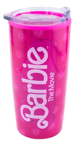 Termo Doble Pared Acero Inoxidable Barbie La Película 450 Ml Rosa Chicle