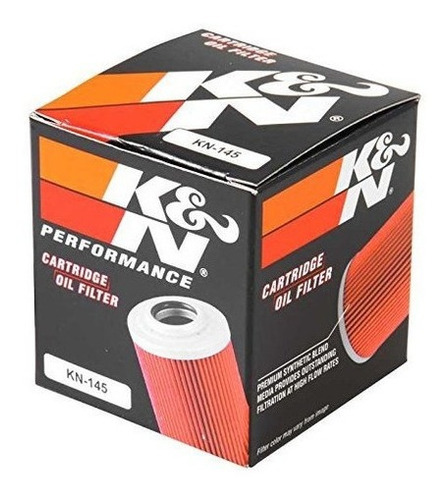 K And N Kn-145 Powersports Filtro De Aceite De Alto