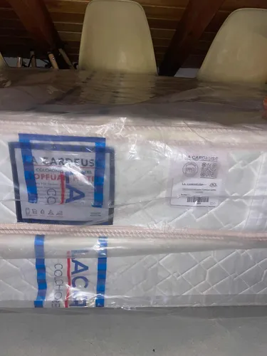Conjunto Colchón Y Somier La Cardeuse Topfuan 100x200