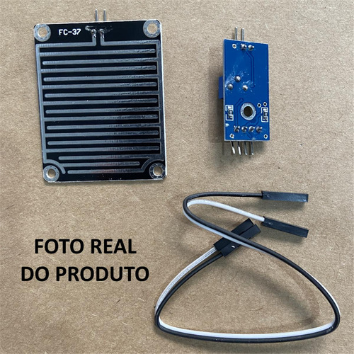 Modulo Sensor De Chuva Led Indicador Para Saida Digital