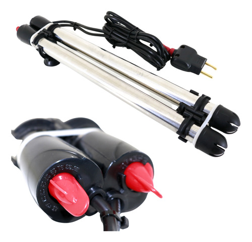 Aquecedor De Aquario 1000w C/ Módulos Duplos Automáticos Potência 1000 W 220v