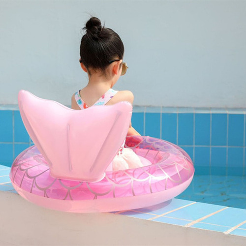 K Flotador De Piscina Mermaid For Bebés Con Asiento Y Asa