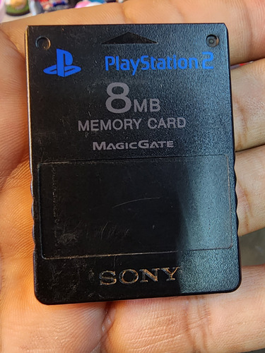 Ps2 Sony Memory Card 8mb Negra Original