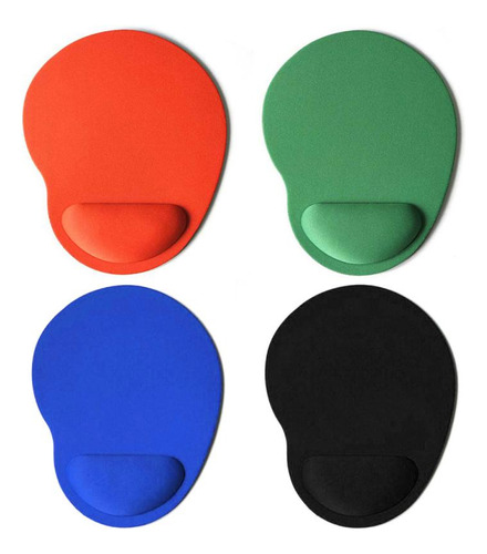 Alfombrilla De Ratón Ergonómica De Mesa De Color Sólido Con