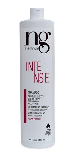 Shampoo Intense Ng De France - Hidratação Intensa 1000ml