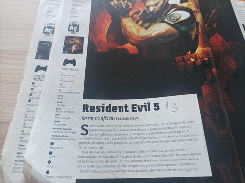 Revista Playstation Detonados Resident Evil Modern Warfare (Usado)