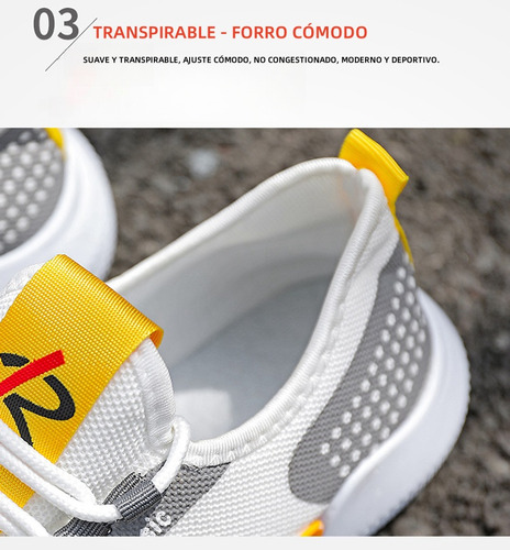 Las Zapatillas De Deporte De Los Hombres Vuelan Los Zapatos Casuales De La Malla