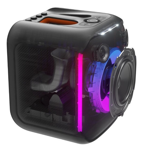 Caixa De Som Party Box Encore 2 Microfones Preta Jbl Cor Preto 110V/220V