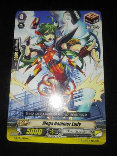 Mega Hammer Lady - Raging Clash Of The Blade-carta Vanguard