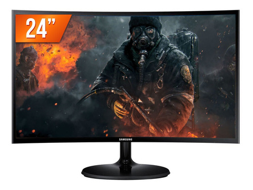 Monitor Led 24  Samsung Full Hd Lc24f390fhlmzd Curvo Hdmi