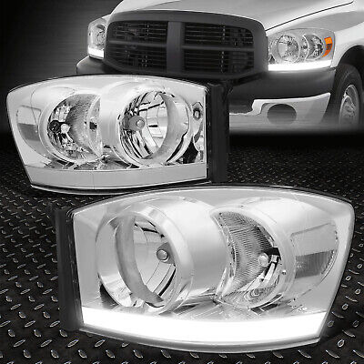 [led Drl]for 2006-2009 Dodge Ram Pickup Chrome Housing C Oad