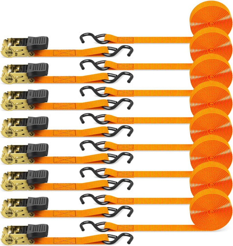 Tie Down Straps 2 X96  Ratchet Straps Heavy Duty Set 10,000l