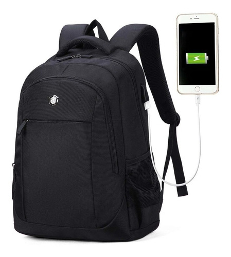 Imagen 5 de 8 de Mochila Ejecutiva Laptop Notebook Impermeable Multiuso+ Usb