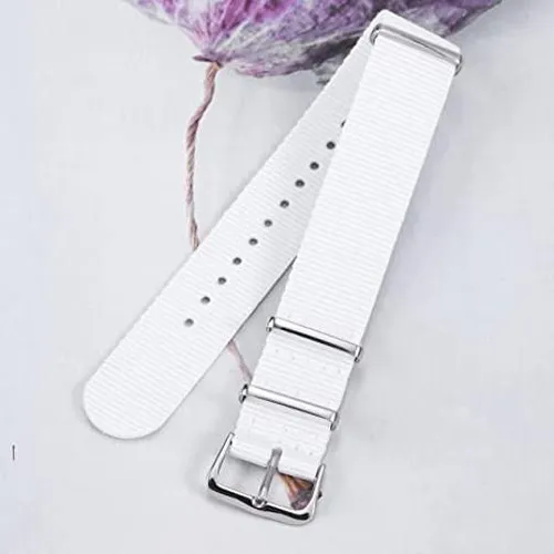 Reloj de trabajo y reloj inteligente Nato Zulu de nailon de 22 mm