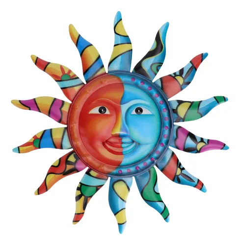 Decoraciones De Pared Con Forma De Sol En Mosaico Para Colga