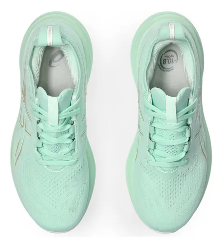 Zapatillas Asics Mujer Gel-nimbus 26 Verde Running
