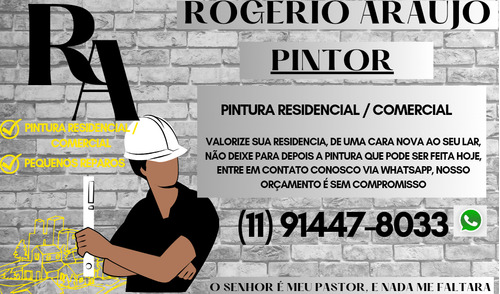 Pintor Residencial E Comercial Na Zona Leste