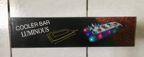 Cooler Bar Luminous Led Inflable De Piscina.