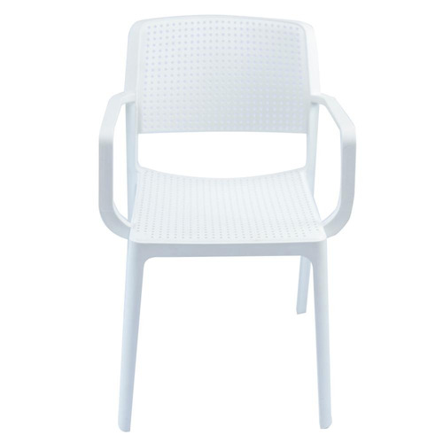 Cadeira Polipropileno Planeta Casa Com Braços - Branco