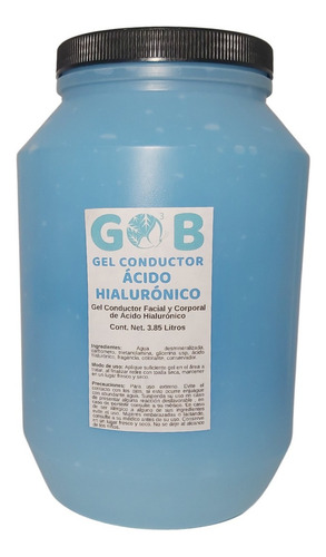 Gel Conductor Ácido Hialurónico - Gob - 3.85 Litros