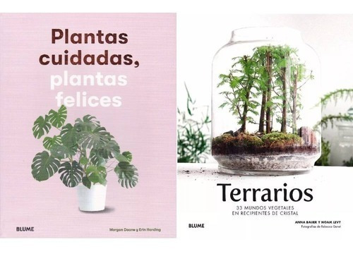 Pack Plantas Cuidadas Plantas Felices + Terrario