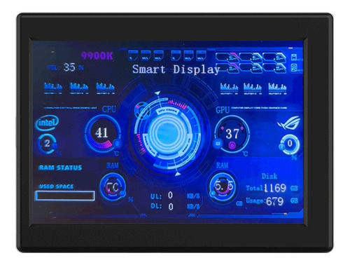 Atualização Do Tema Monitor... 5 Ips Display Cpu/gpu Abs Diy
