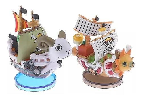 Figura 2 Mini Barco Thousand Sunny Y Going Merry One Piece