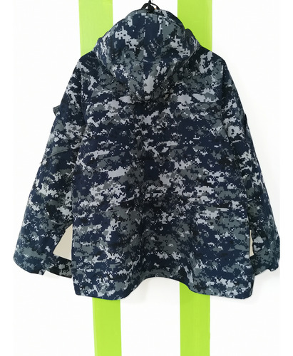 Chamarra Impermeable Parka Gore-tex Us Navy Médium-x Short (Usado)