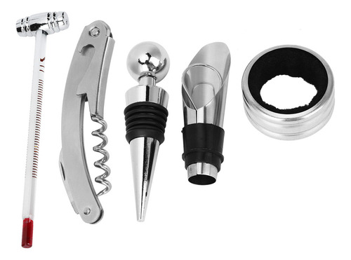 . Juego De Abridores De Vino, Elegante Kit De Sacacorchos