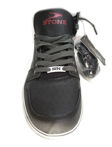 Imagen 4 de 4 de Zapatilla Stone Negra Gris Urban Desing