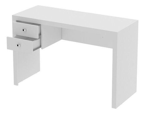 Mesa Para Escritório 117cm Com 2 Gavetas Me4123 Tecnomobili