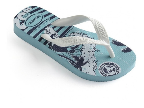 Ojotas Havaianas Kids Athletic Navy Azul Originales