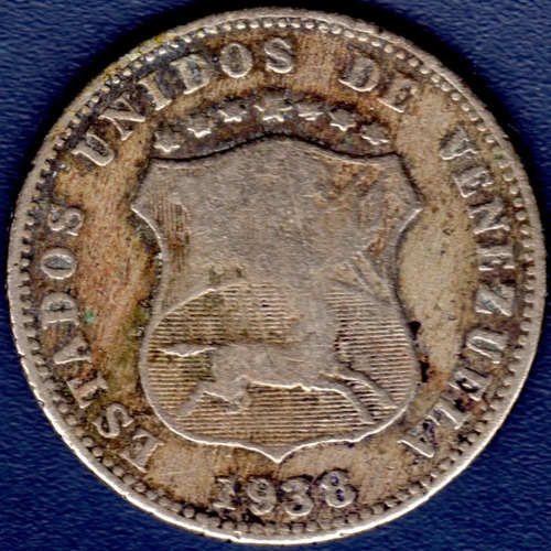 Moneda De 12 1/2 Céntimos 1938 Locha 