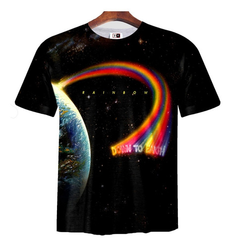 Remera Zt-0610 - Rainbow Down To Earth (ritchie Blackmore)