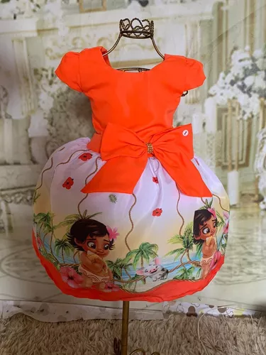 Vestido Moana Luxo Tematico