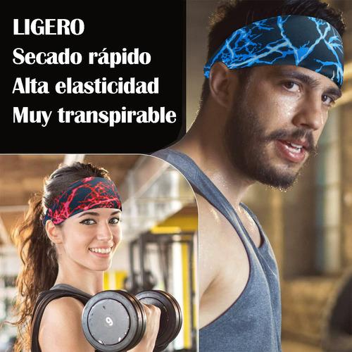 Diadema Deportiva Banda Para El Sudor De Secado Rápido Banda