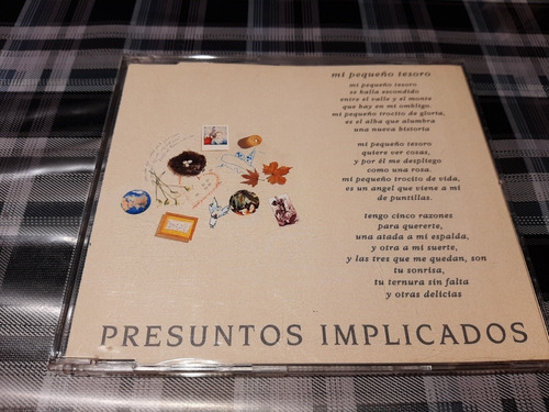 Presuntos Implicados - Cd Single Mi Pequeño Tesoro - Promo 