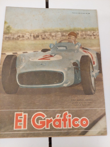 Rev El Grafico N° 1852 11/2/1955 Fangio Gran Premio Bs As.