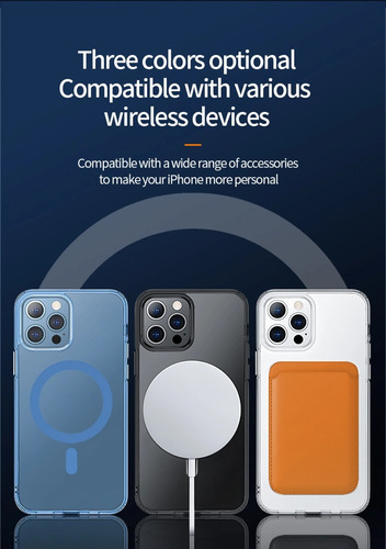 Wiwu Crystal Magsafe Funda Para iPhone 14 Pro Max Mcc101 Color Blanco