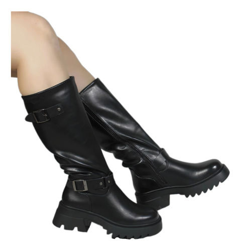 Bota Plataforma Biker 18 Yassne