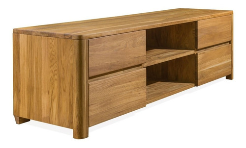 Imagen 5 de 8 de Mueble Tv 100% Madera Maciza De Roble Ref: Maciza06